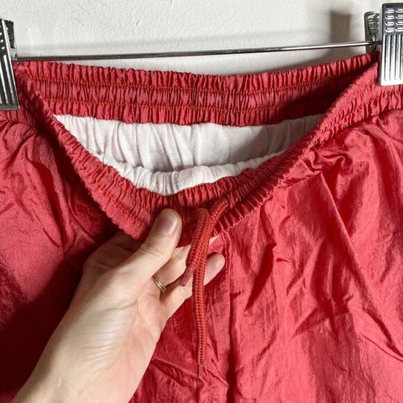 Wilson Women's Vintage Track Pants Size M Pink Windbreaker Jogger Lined Nylon - Picture 4 of 11